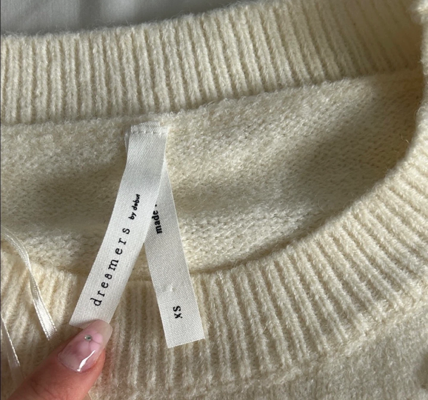 Dreamers by Debut Cream Floral Sweater - XS - photo 2