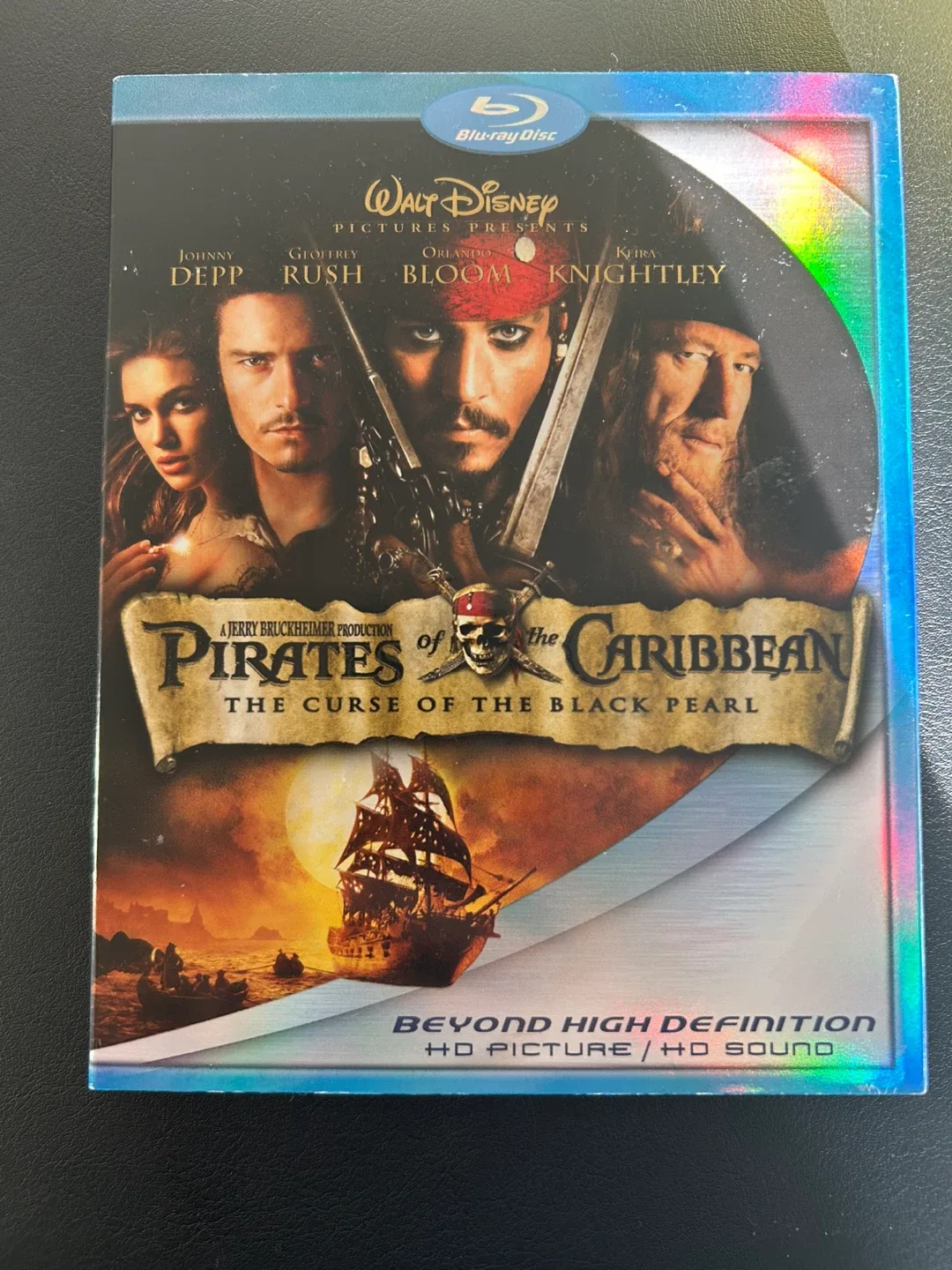 Pirates of the Caribbean: The Curse of the Black Pearl BlueRay