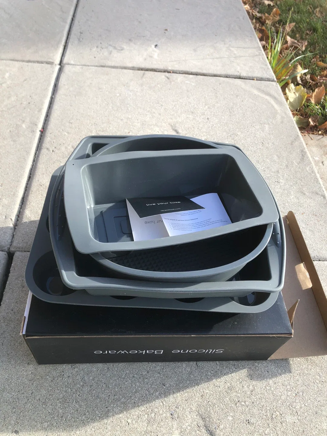 Nic & Syd 4pc Silicone Bakeware Set - New