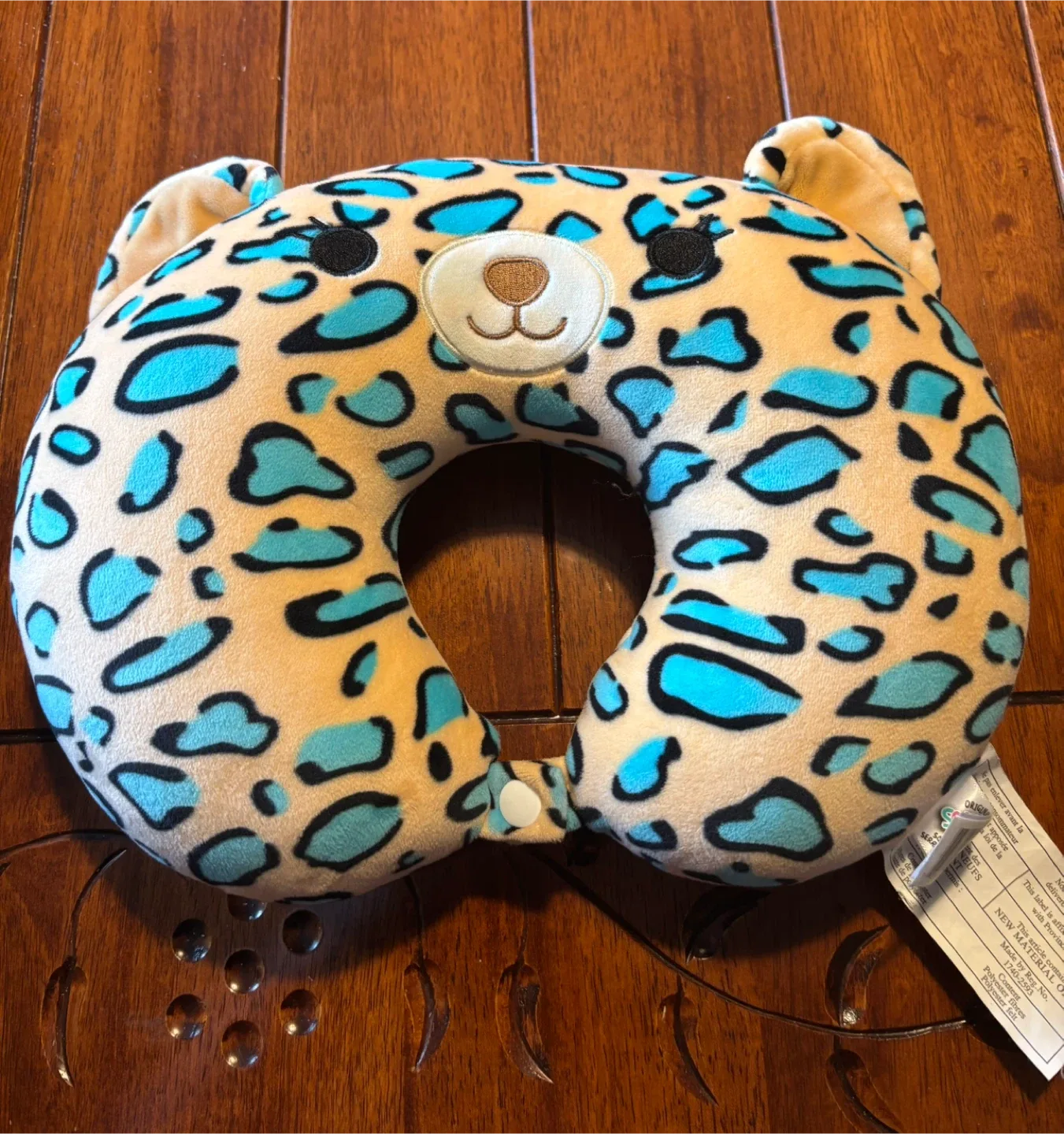 Squishmallows Neck Pillow - Leopard Print