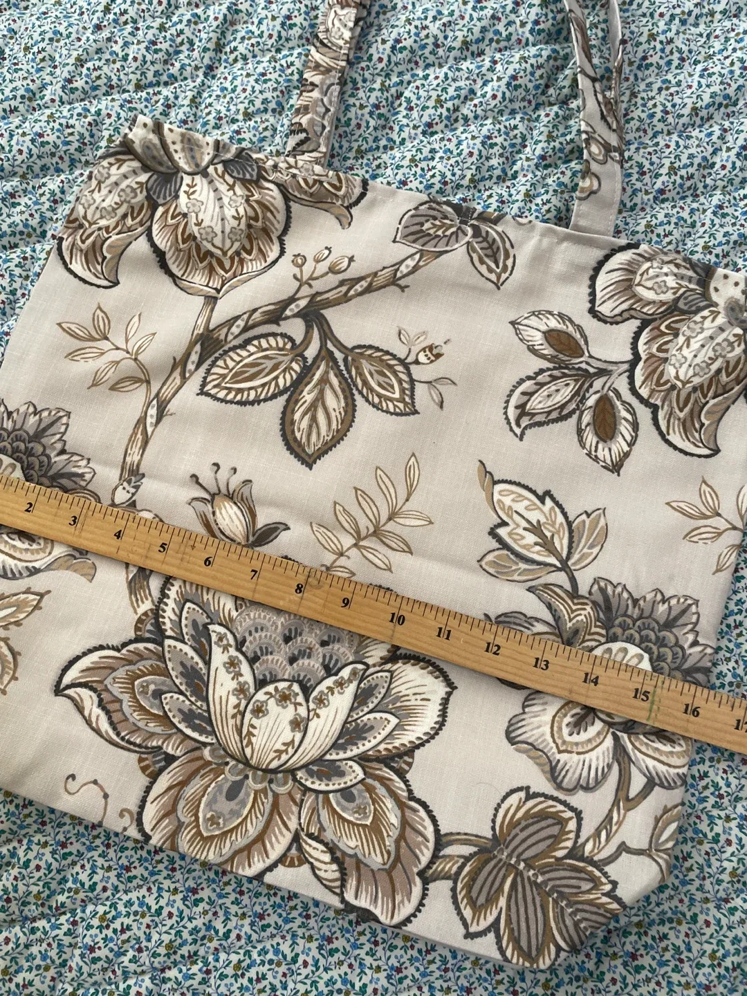 Floral Tote Bag image indicator(3)