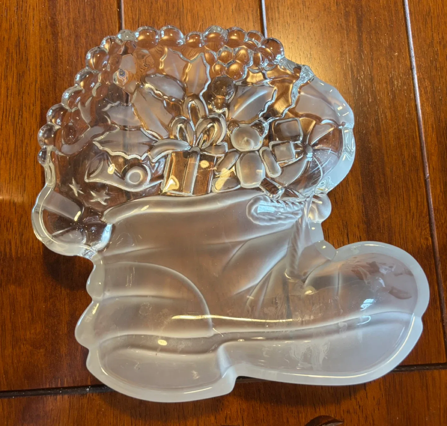 Mikasa Christmas Boot Candy Dish with Box