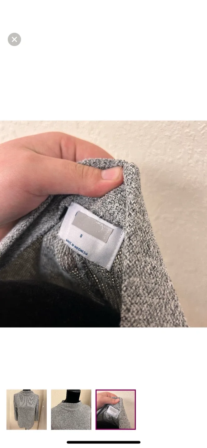 Old navy small grey turtleneck image indicator(3)