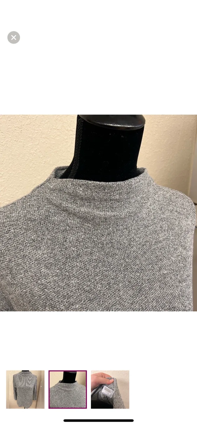 Old navy small grey turtleneck image indicator(2)