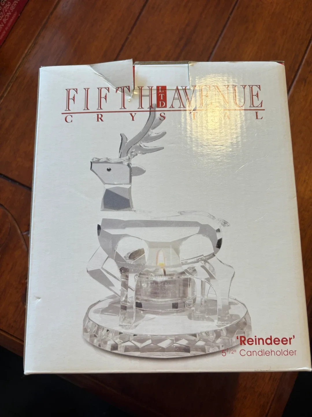 Fifth Avenue Crystal 'Reindeer' Candleholder image indicator(3)