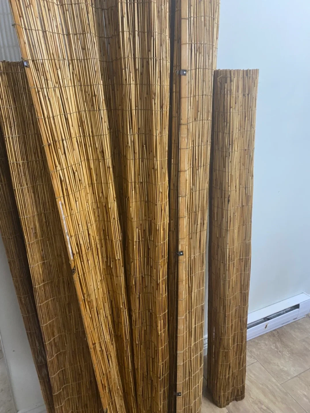 Bamboo Blinds/Screens outdoors