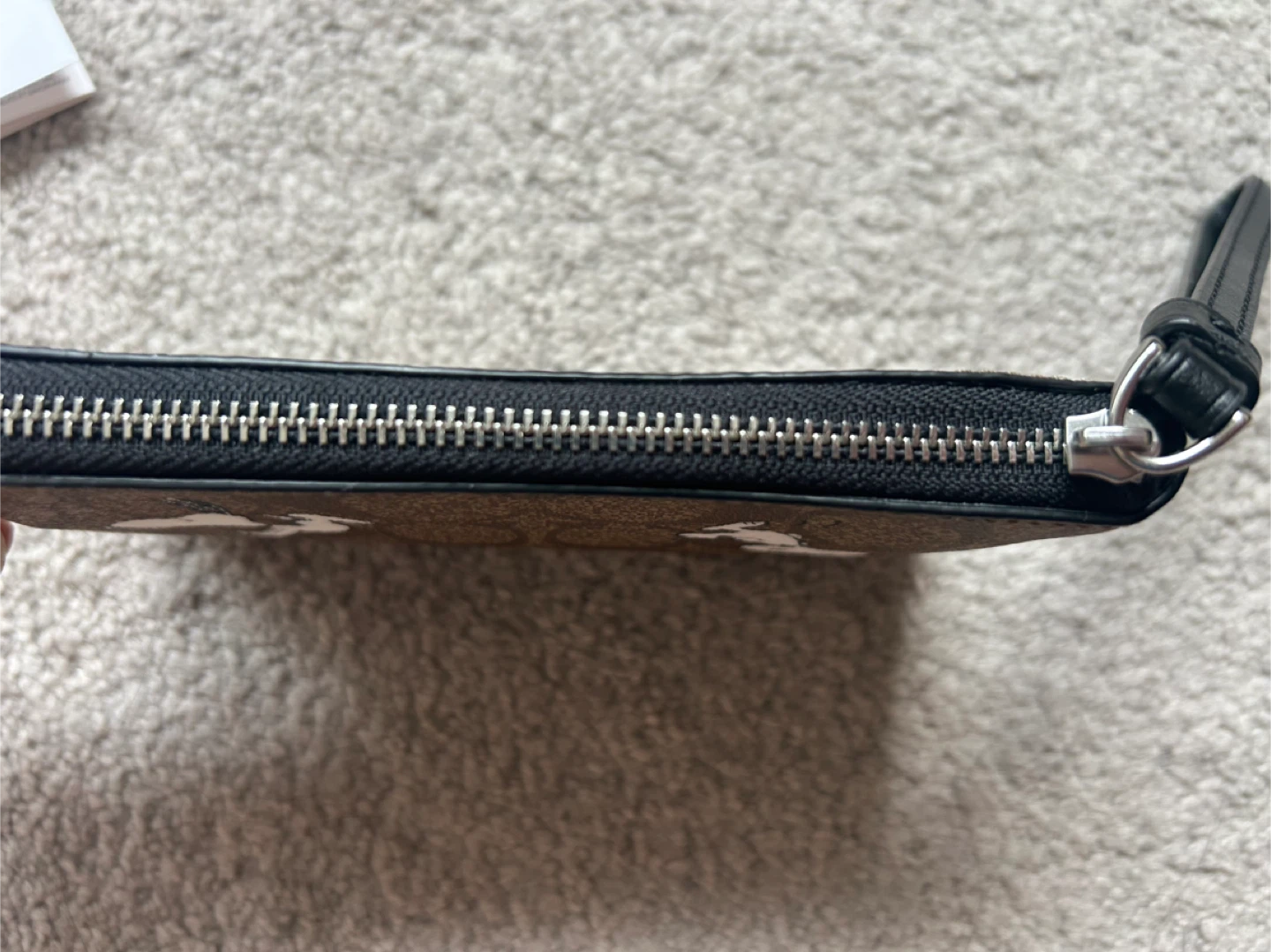 Coach peanuts snoopy corner zip Wristlet - photo 4