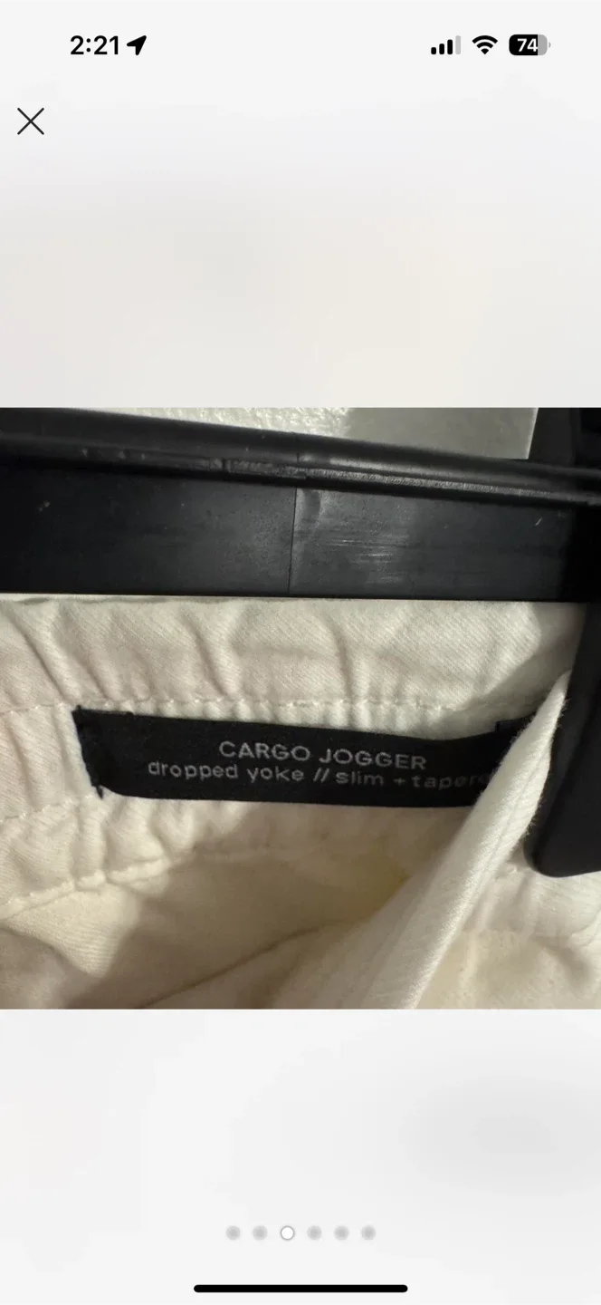 Joe's Jeans White Cargo Pants for Men image indicator(3)