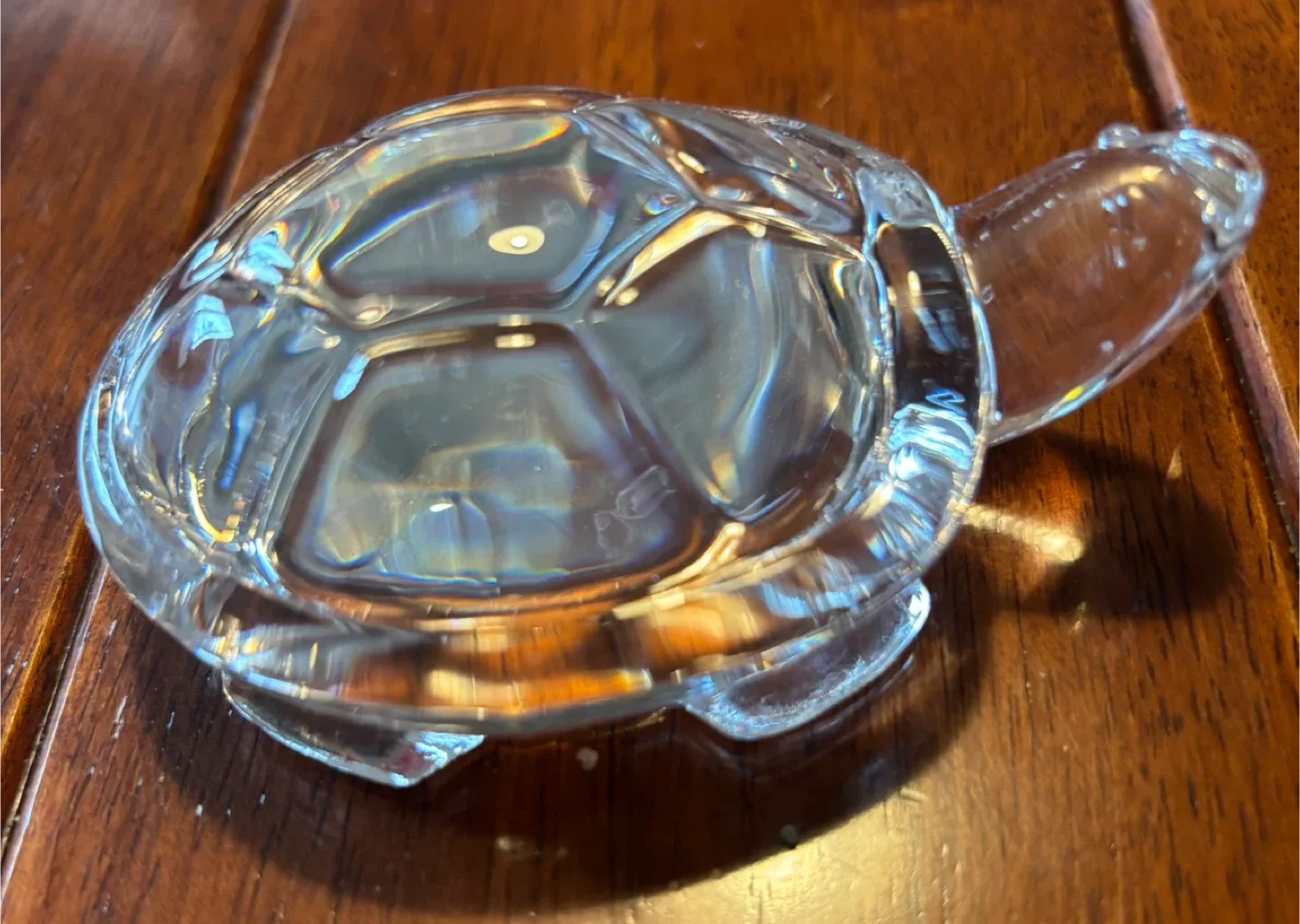 Clear Glass Turtle Figurine image indicator(2)