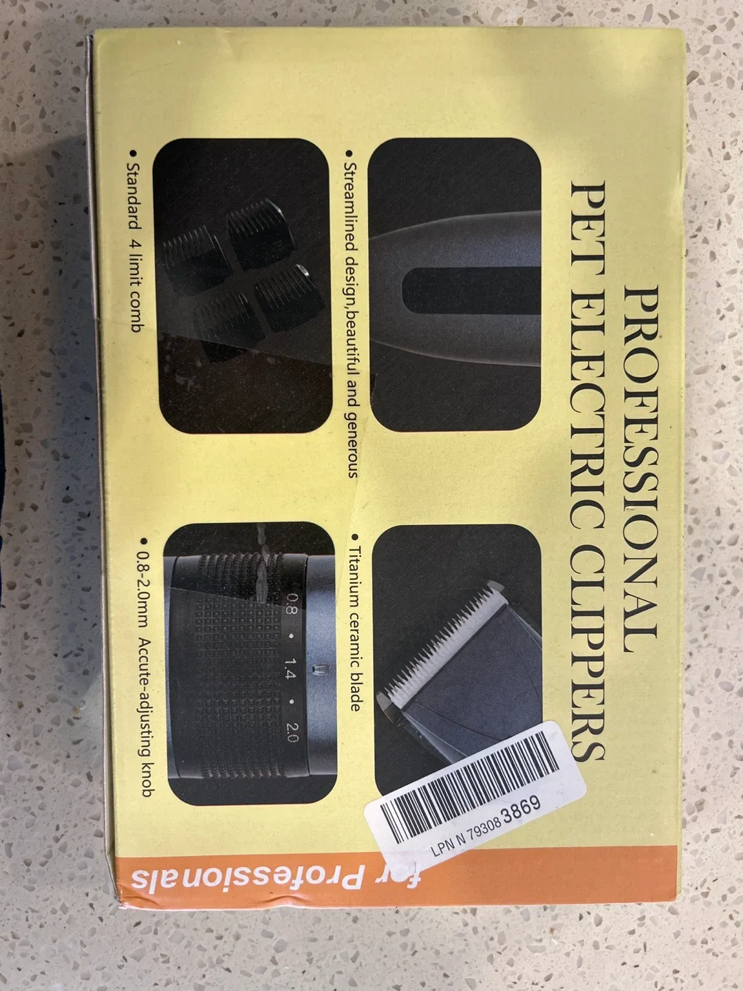 New Professional Pet Electric Clippers Model C350 image indicator(2)