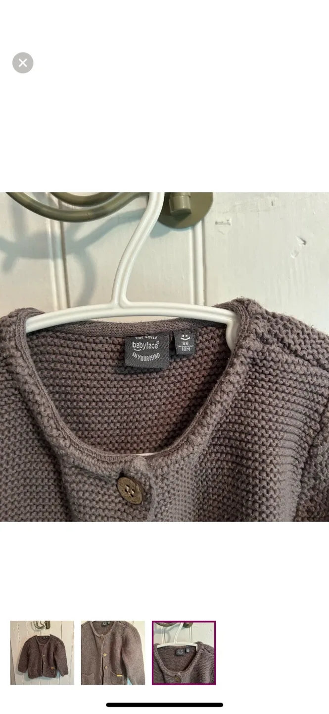 Babyface Cardigan - 18M image indicator(3)