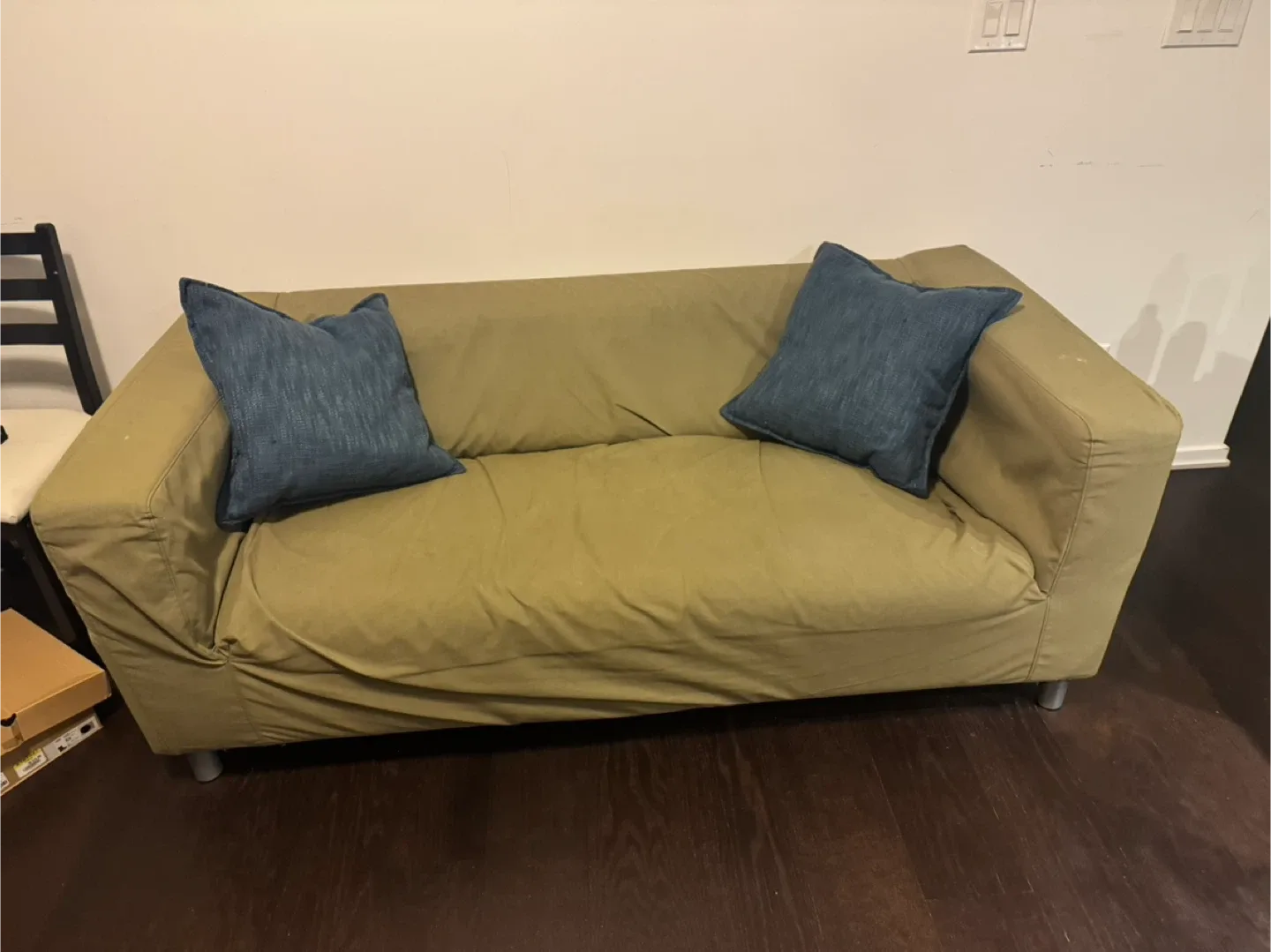 IKEA Kivik Loveseat Sofa - Olive Green