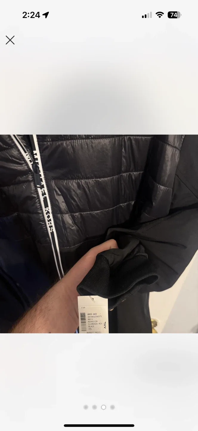 Michael Kors Black Puffer Jackets image indicator(3)