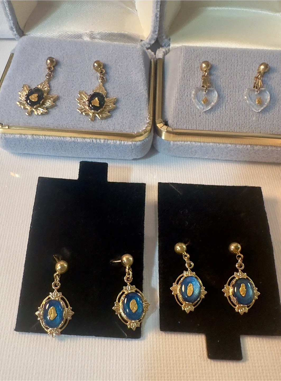 Vintage Astor 13 Earrings & 2 Necklaces LOT SALE - NEVER USED - photo 3
