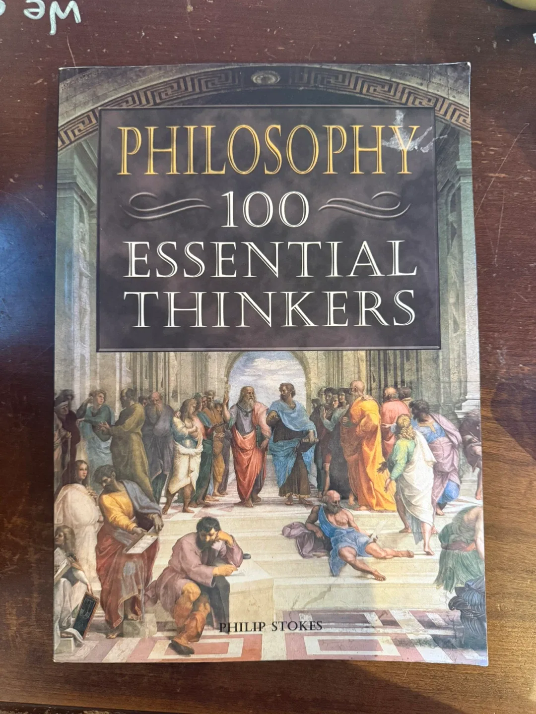 Vintage book from 2002 Philosophy: 100 Essential Thinkers