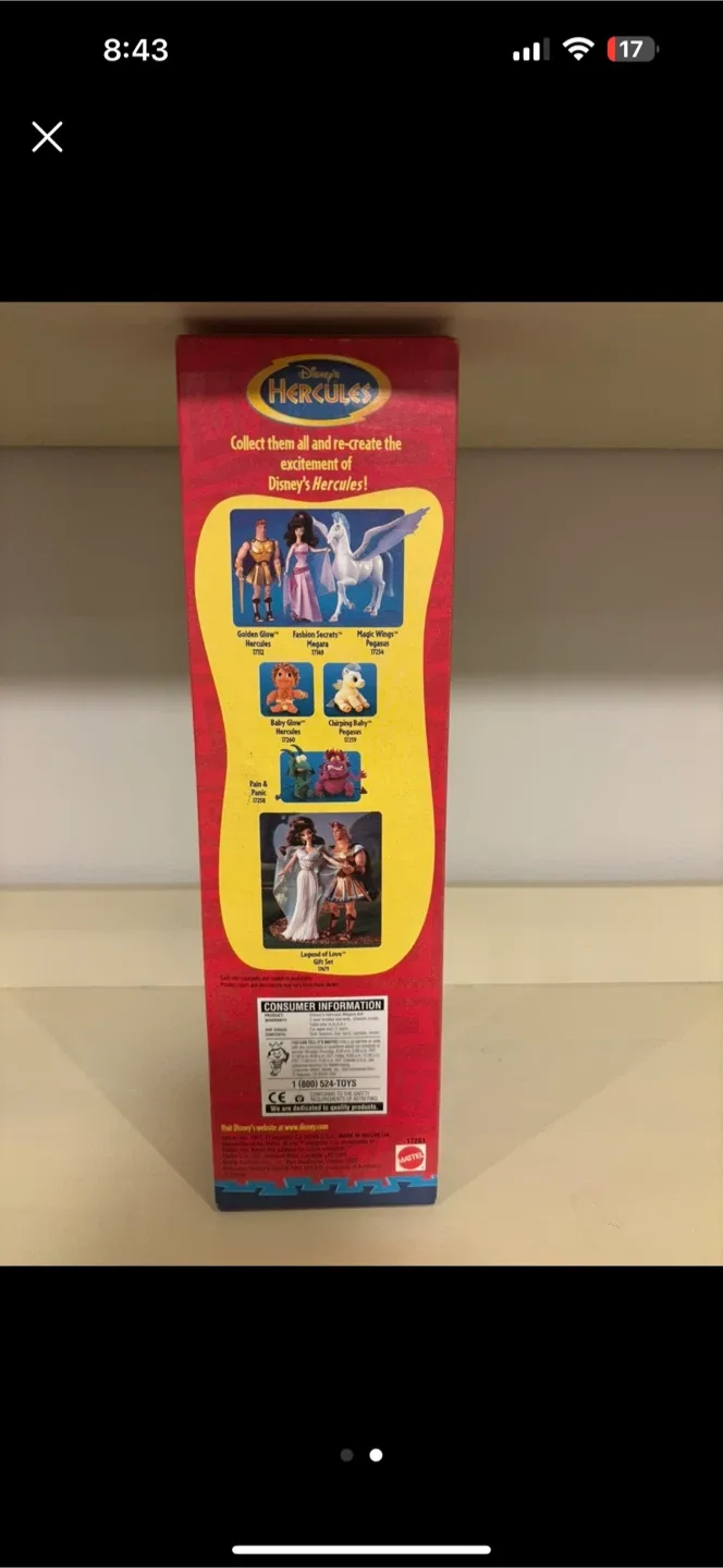 Vintage 1977 Disney's Hercules Megara Doll - New in Box image indicator(2)