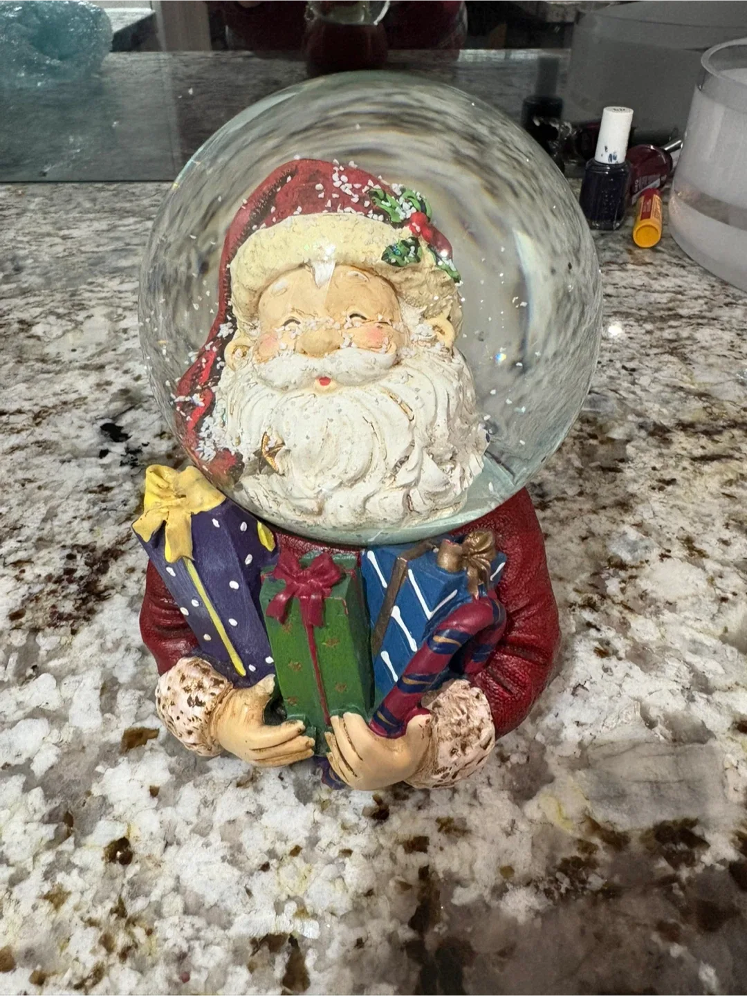 Santa Snow Globe