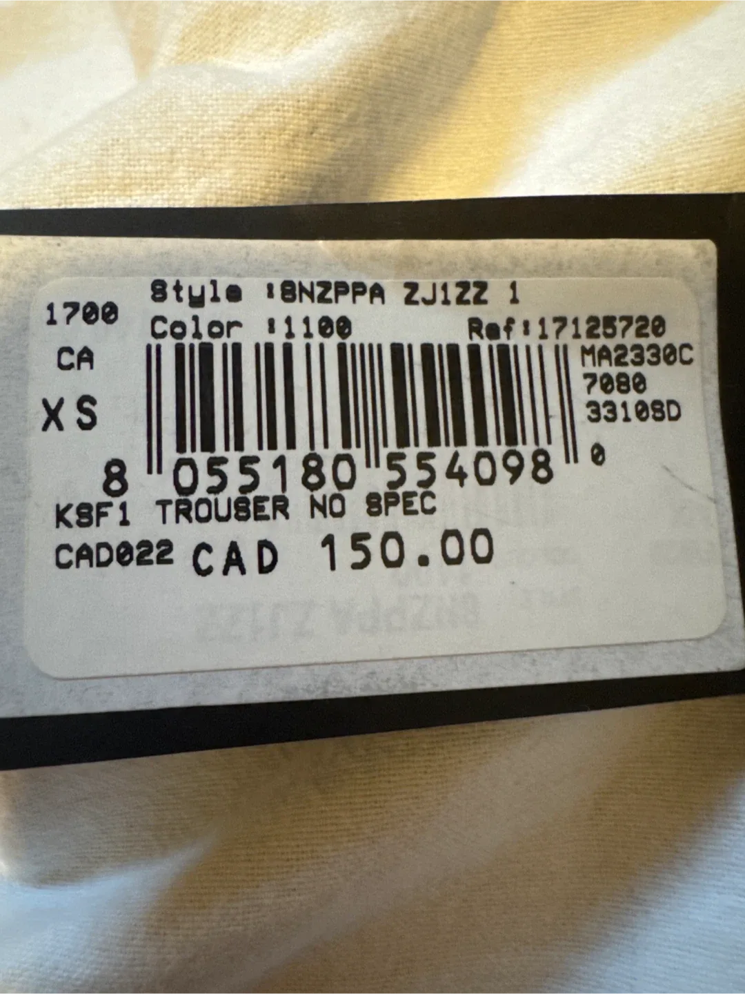 Armani Exchange White Joggers - Size XS image indicator(3)