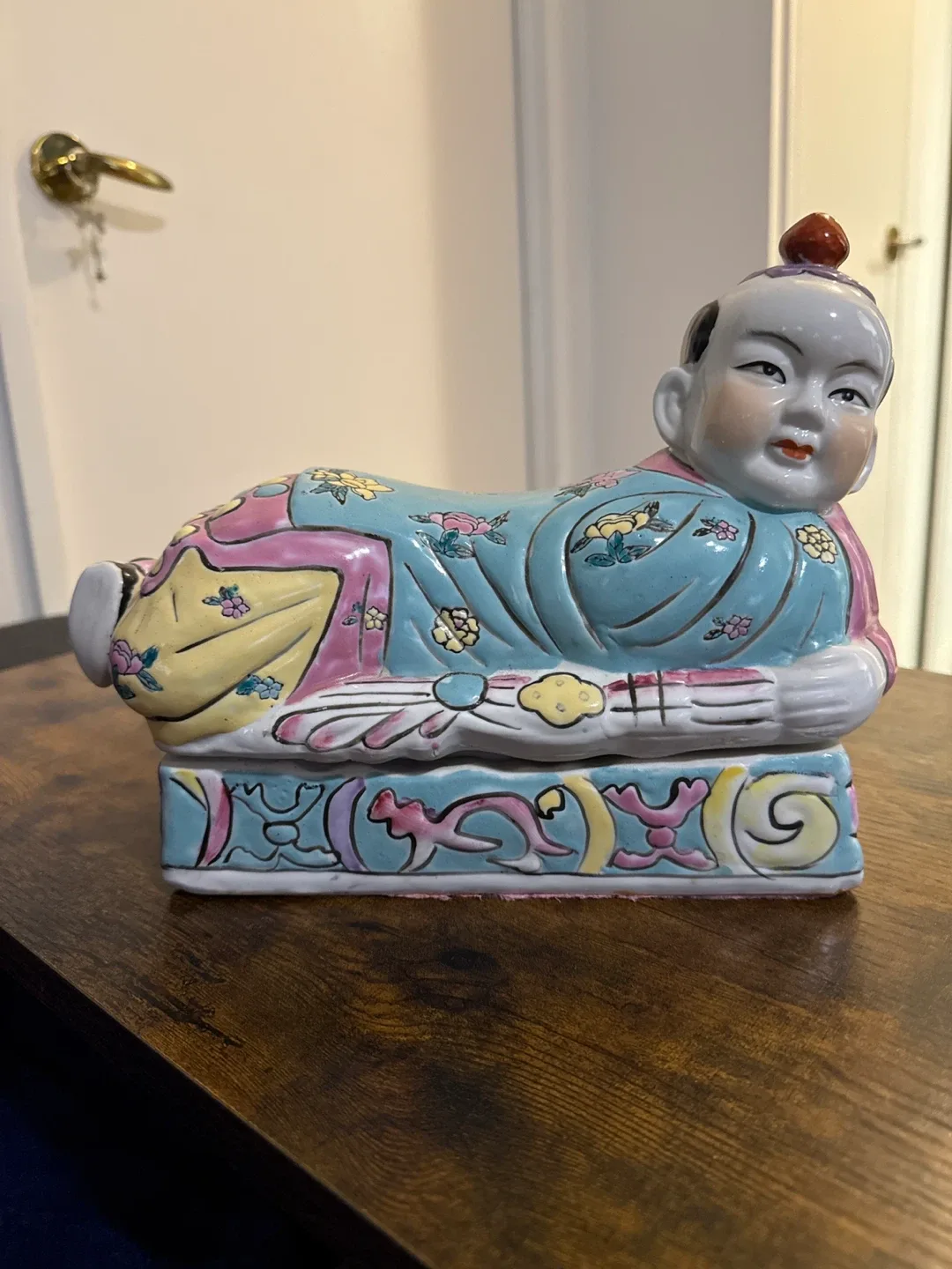 Vintage Chinese Boy Figurine