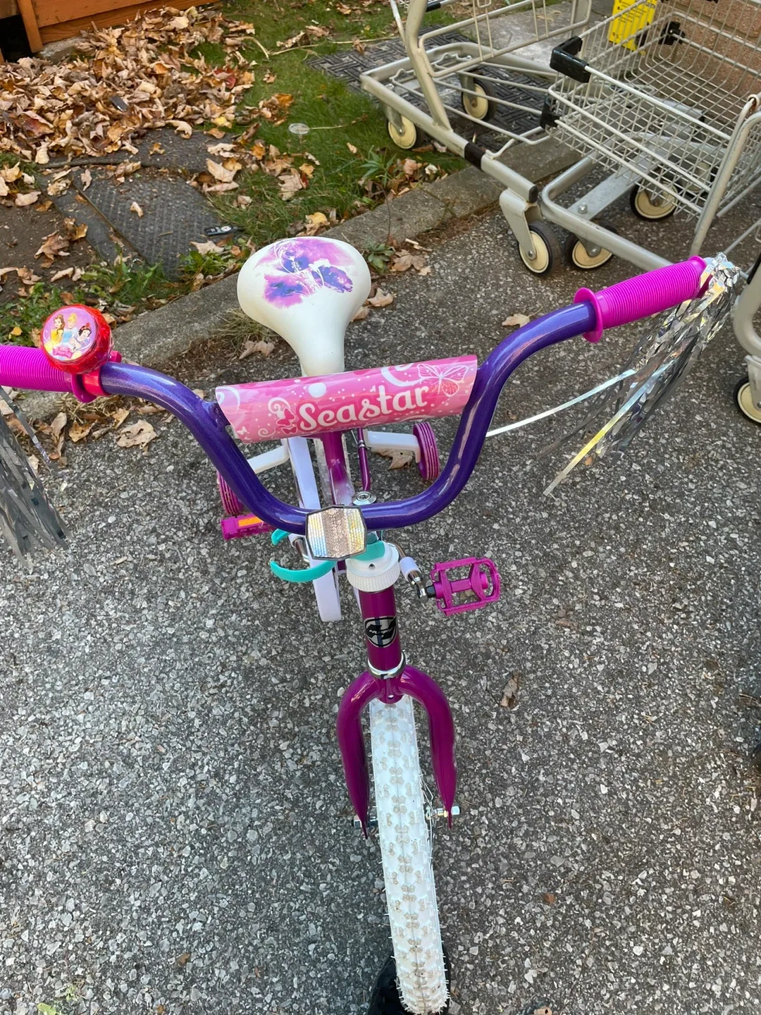 Huffy Sea Star Girls' Bike - Purple & White image indicator(2)
