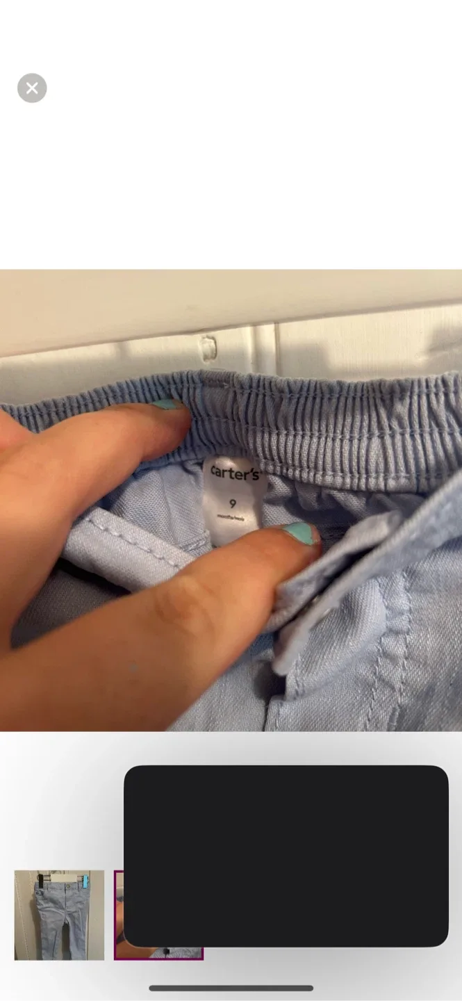 Carter's Baby Jeans - Size 9 Months image indicator(2)