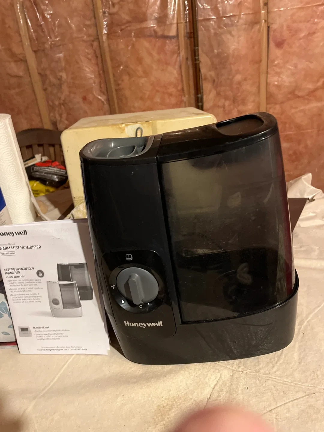 Warm mist humidifier