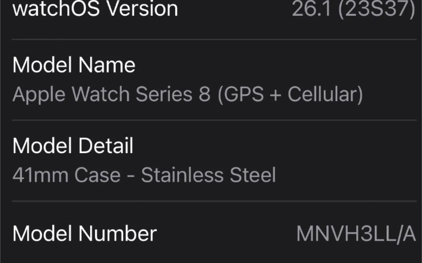 Apple Watch Series 8 (GPS + Cellular) 41mm — Midnight Black image indicator(2)
