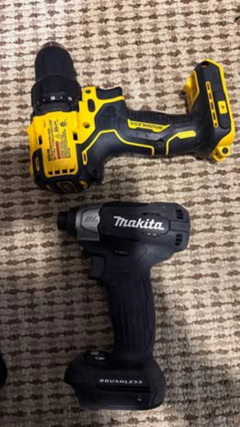 DeWalt Drill & Makita Impact Driver Combo