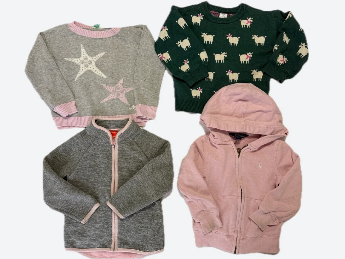 Bundle of Kids' Sweaters & Ralph Lauren Hoodie
