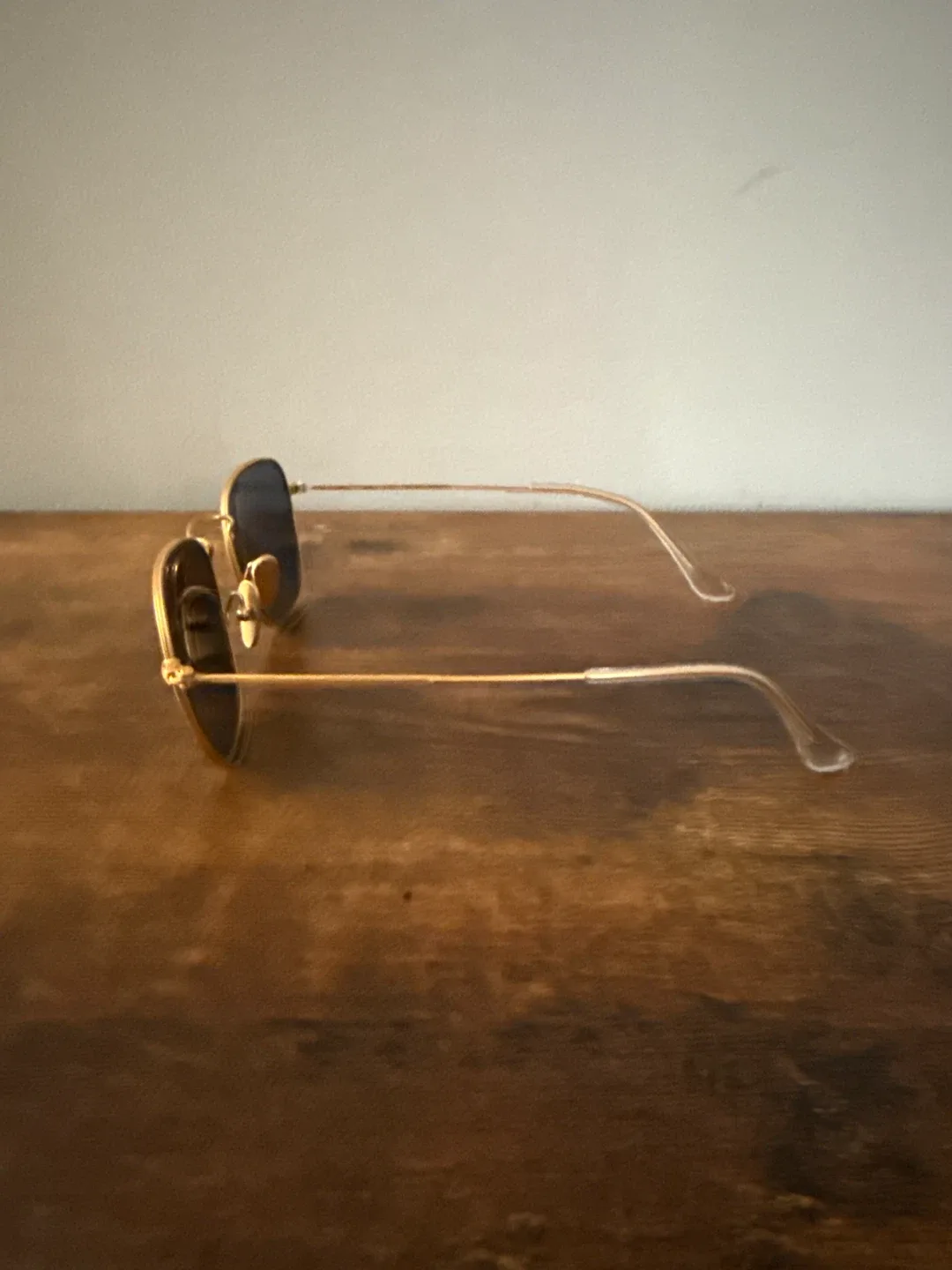 Ray-Ban (Frank Titanium) Sunglasses - Gold Frame and Polarized image indicator(3)