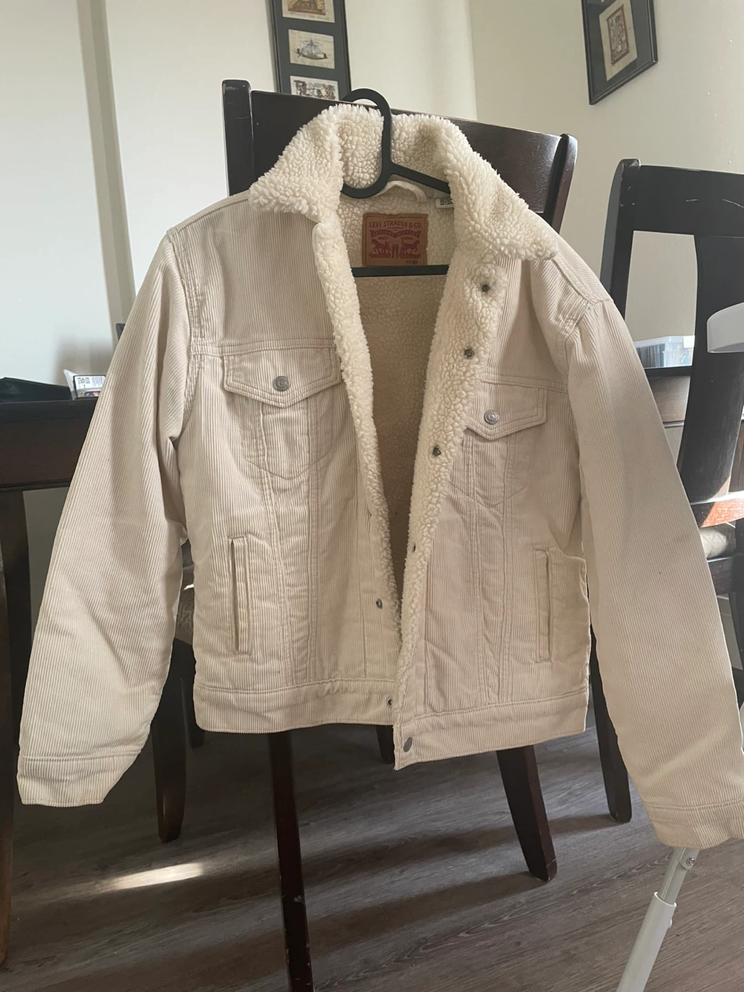 Levi's Corduroy Sherpa Trucker Jacket - Size XS