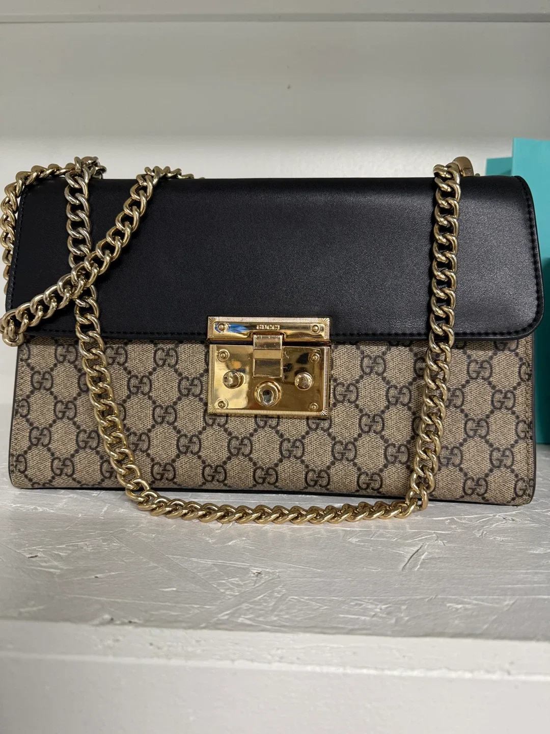 Gucci Padlock GG Supreme Shoulder Bag