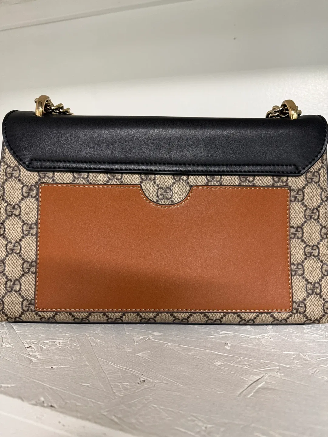 Gucci Padlock GG Supreme Shoulder Bag Authentic image indicator(2)