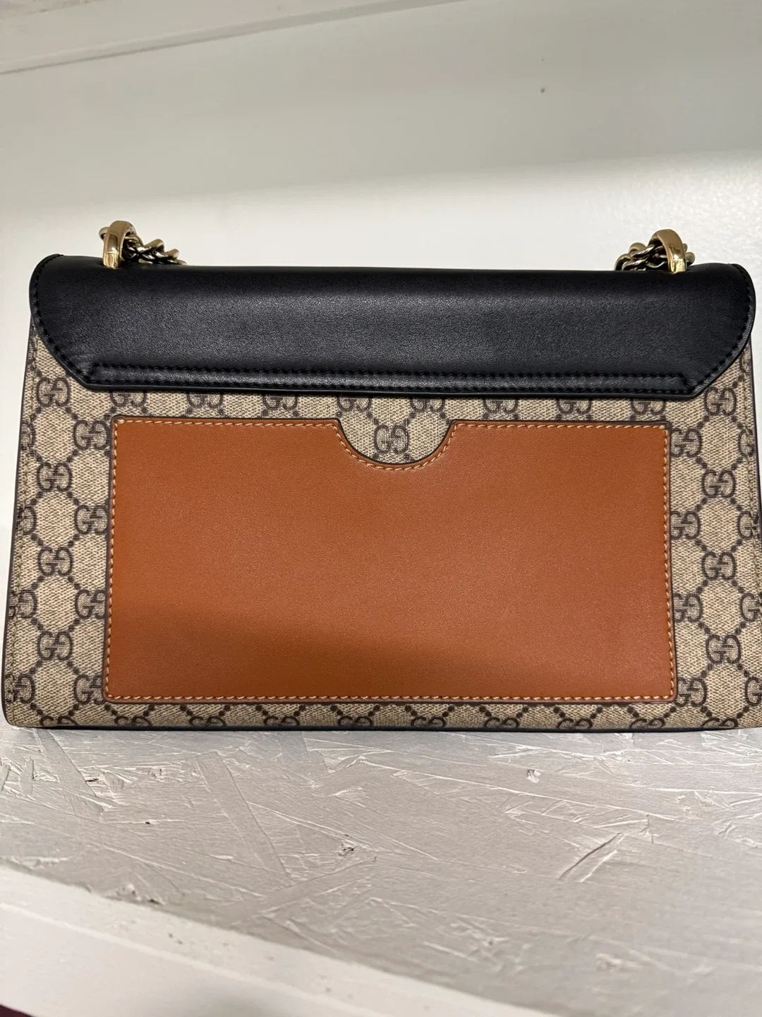 Gucci Padlock GG Supreme Shoulder Bag Authentic image indicator(7)