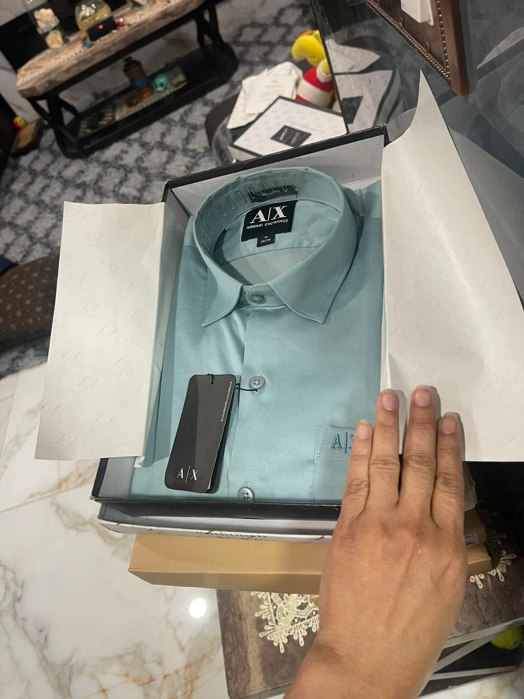 Armani Exchange Men's Dress Shirt, Size M,L, XXL New image indicator(2)