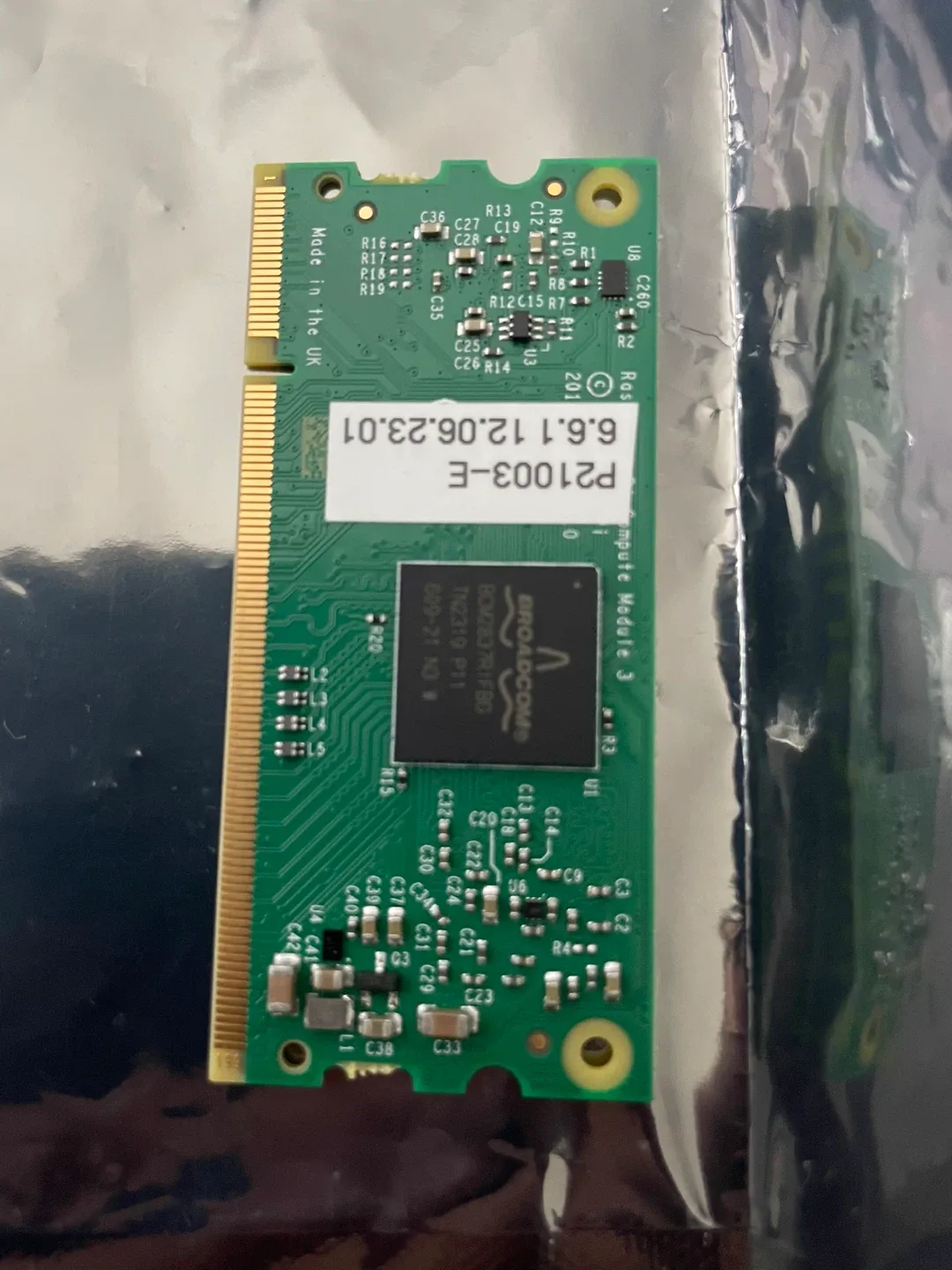 New Raspberry PI compute module 3