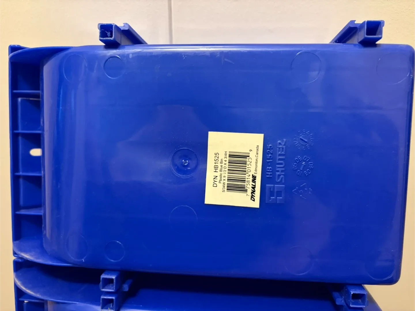 Shuter HB-1525 Stackable Bins - Blue image indicator(2)