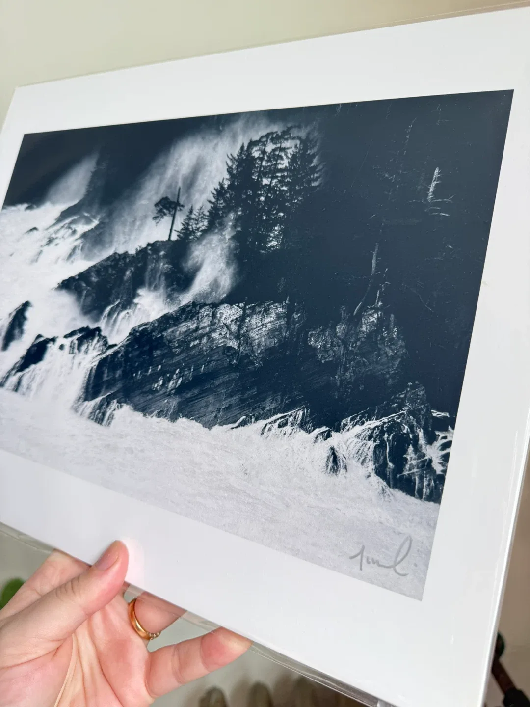 BNIB Original Jeremy Koreski Print - Stormy Coast image indicator(4)