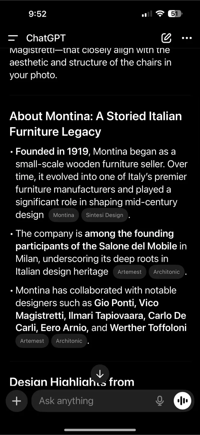 POST MODERN VINTAGE ITALIAN MONTINA CHAIRS MCM BAUHAUS image indicator(10)