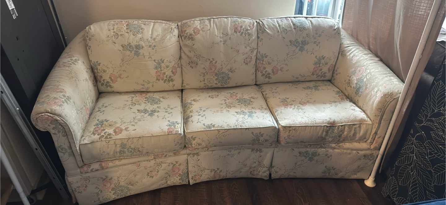 Floral Patterned Sofa