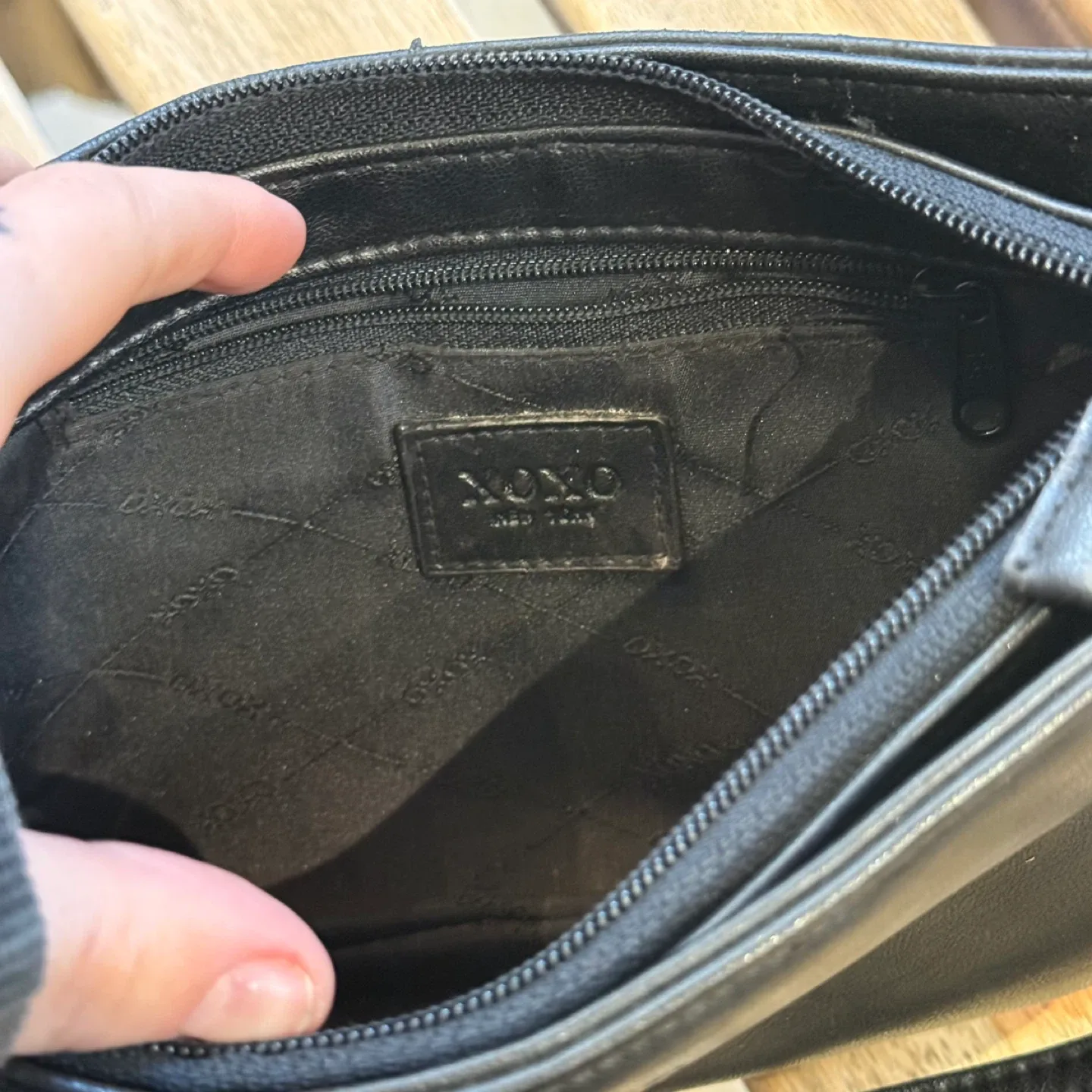 XOXO Black Studded Shoulder Bag image indicator(3)