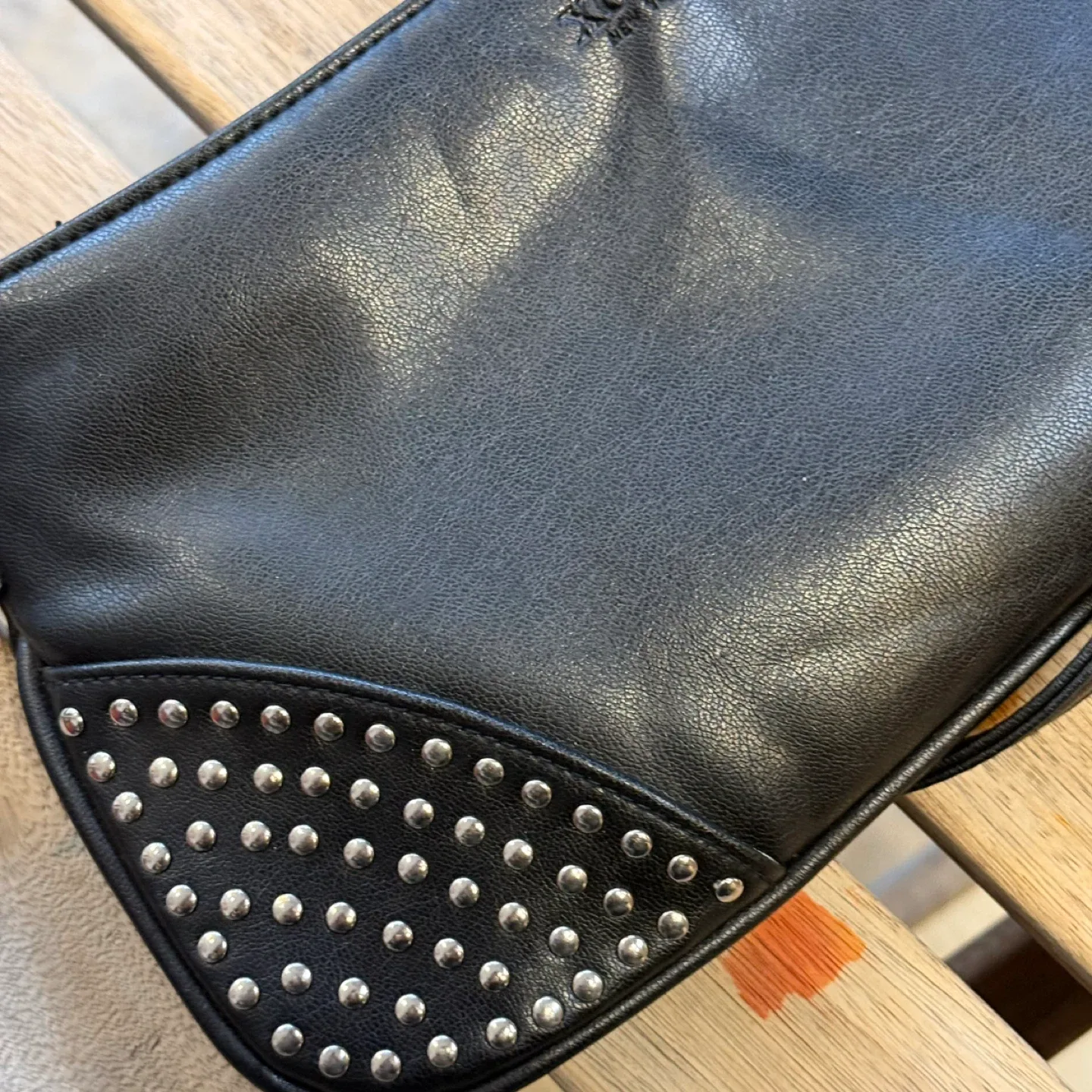 XOXO Black Studded Shoulder Bag image indicator(4)