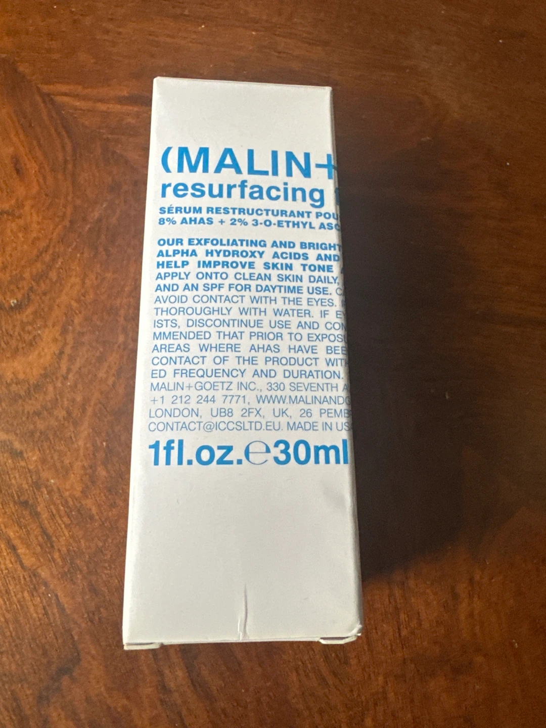 Malin+Goetz Resurfacing Face Serum 30ml