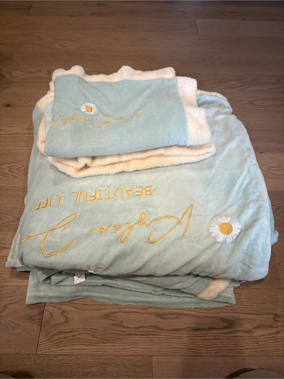 Velvet & Fluffy 4pcs king size Bedding  Set - New! image indicator(3)