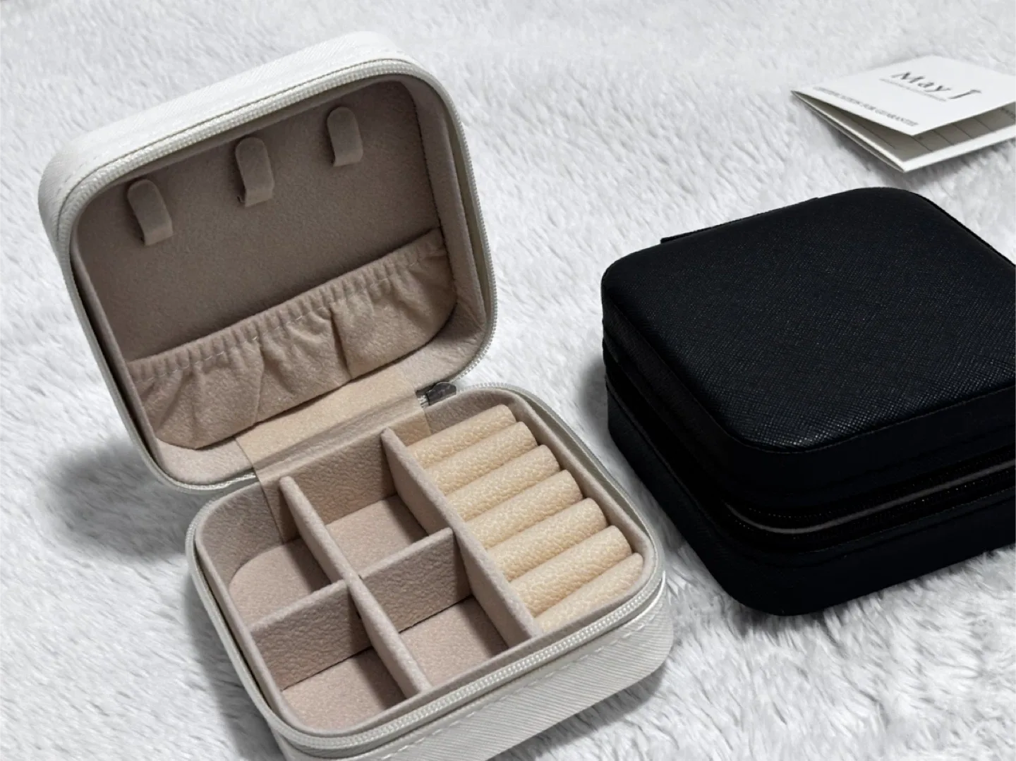 Jewellery Box Organizer,jewelry travel case-White,black