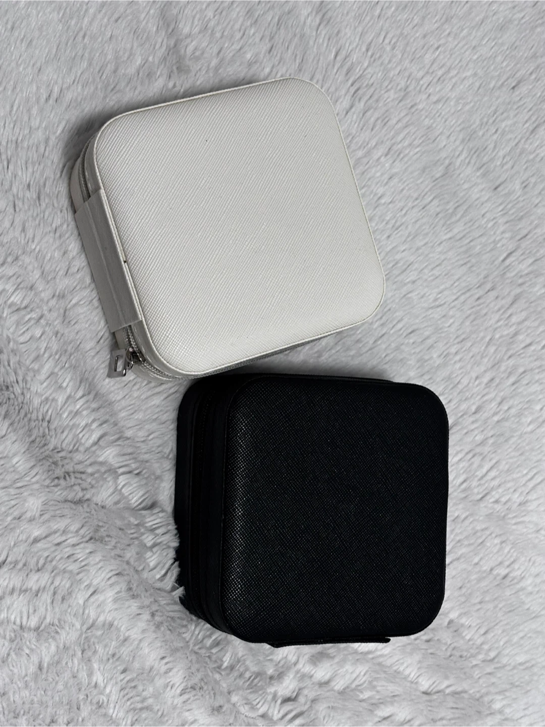 Jewellery Box Organizer,jewelry travel case-White,black - photo 2