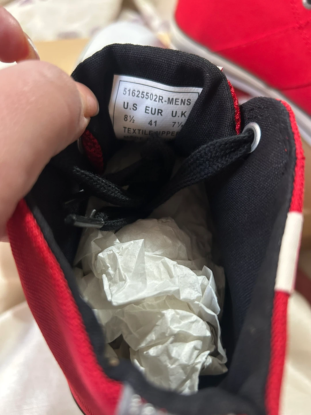 Levi's Hamilton Energy Red/Black Sneakers - Size 8.5 - photo 3