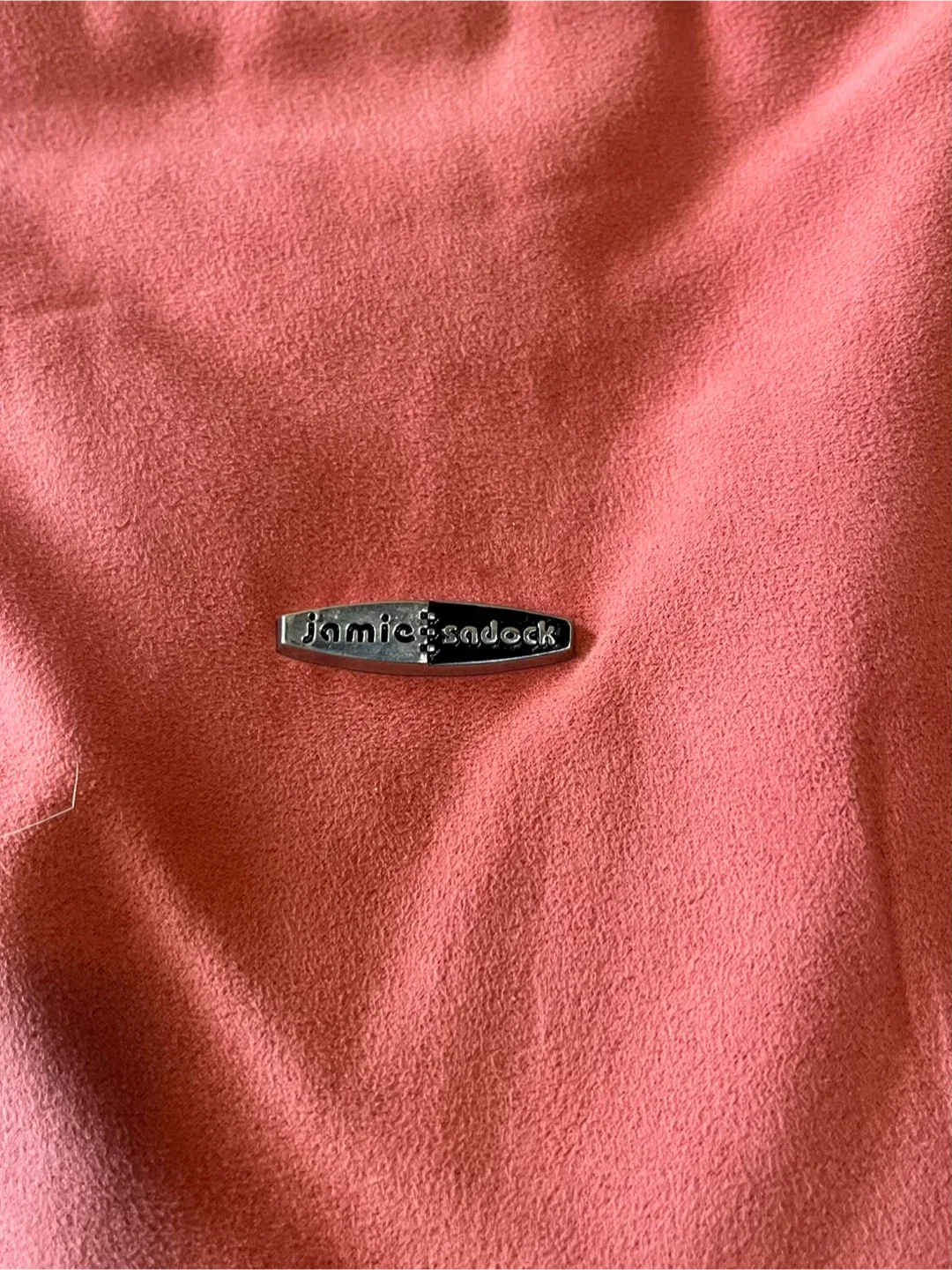 Vintage Fur Vest Reversible Peach Suede Large image indicator(6)