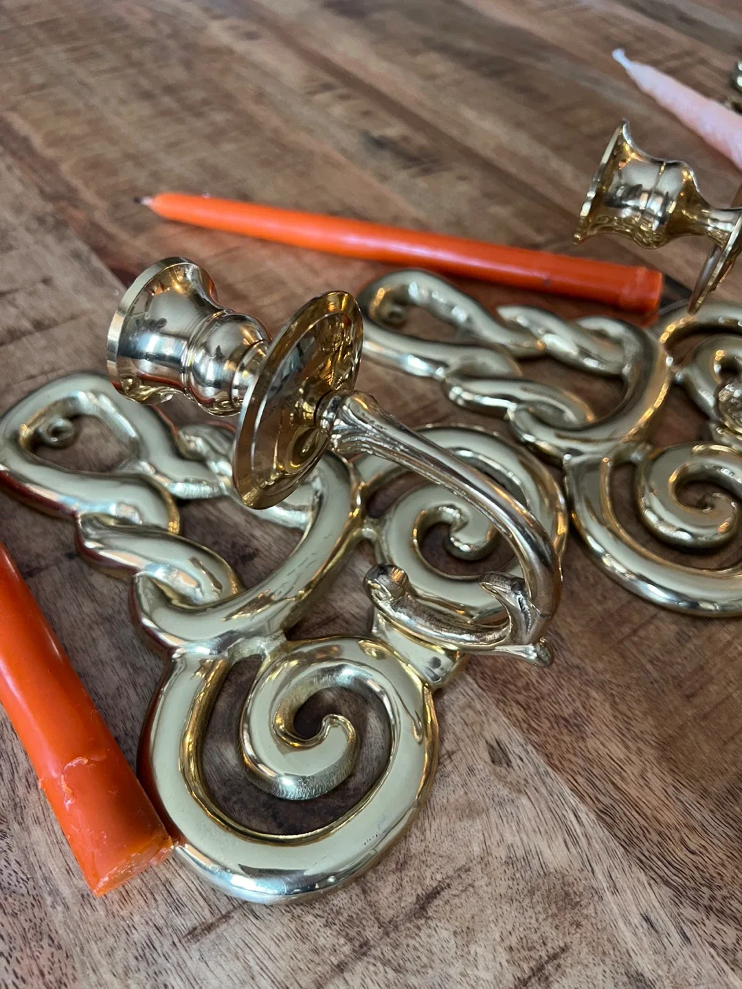 Vintage Brass Wall Sconces image indicator(2)