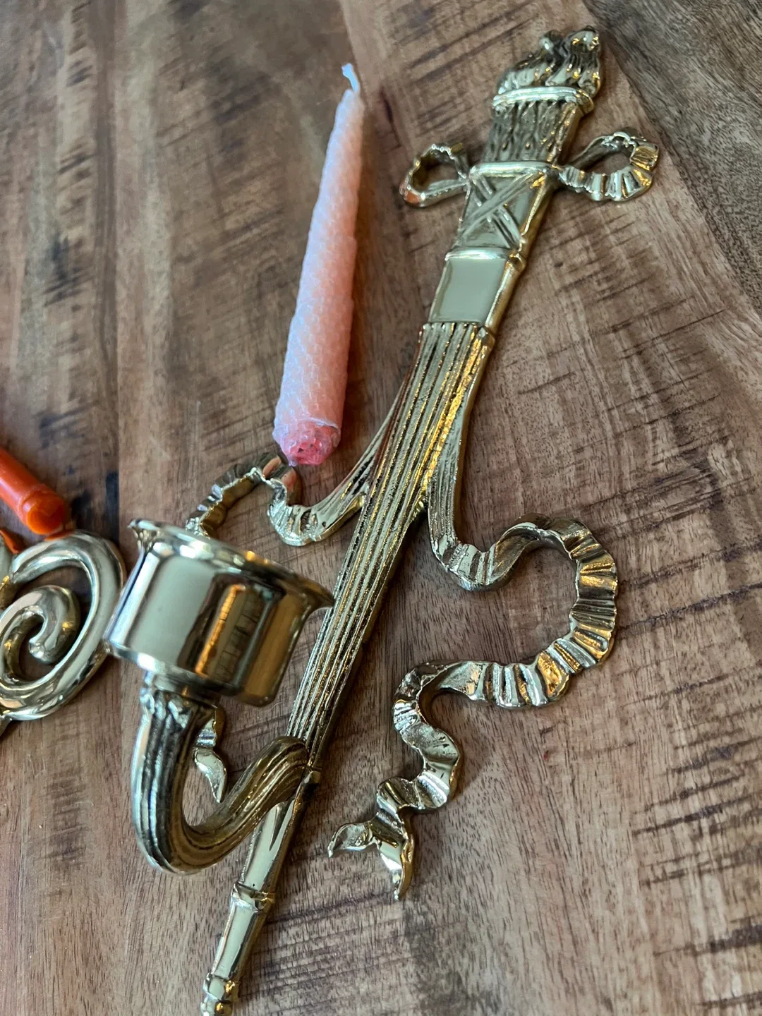 Vintage Brass Wall Sconces image indicator(3)